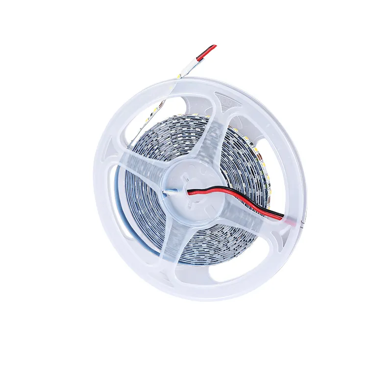 DC12V DC24V 2835 LED strip light supplied on a 5 meter reel with lead wires