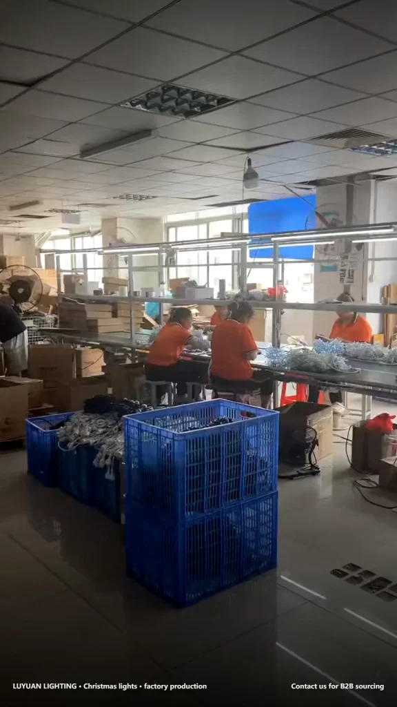 Christmas Light Production | LUYUAN LIGHTING Factory