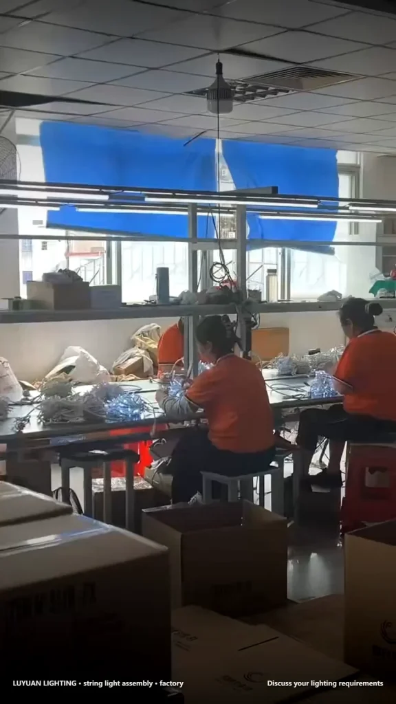 Christmas Light String Assembly | LUYUAN LIGHTING Factory