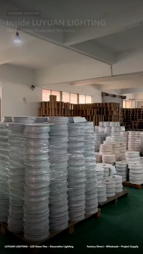 Inside LUYUAN LIGHTING: LED Neon Flex Production Workshop