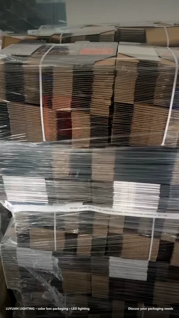 Standard Color Box Packaging | LUYUAN LIGHTING